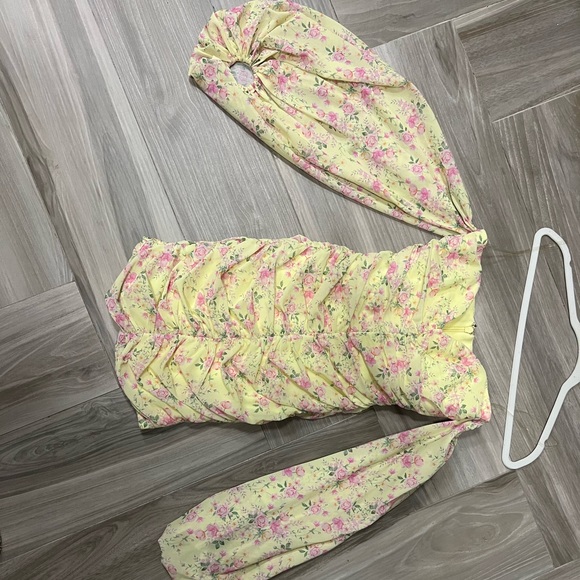 RARE House of CB Giovanna Floral mini dress, size S - Picture 3 of 4